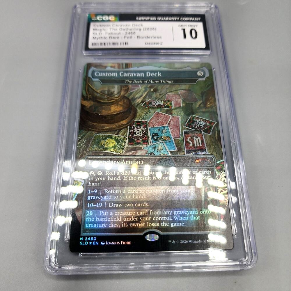 Custom Caravan Deck MTG SLD Fallout #2460 Mythic Rare CGC 10 Gem Mint